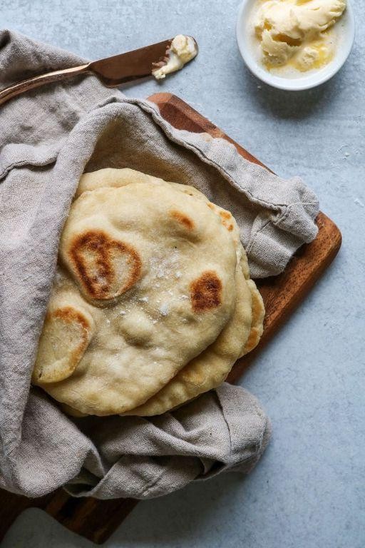 Quick Stovetop Vegan Flatbread