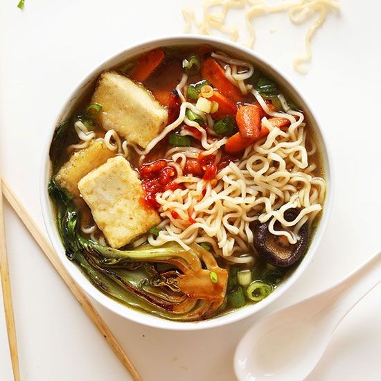 Quick Vegan Ramen Soup