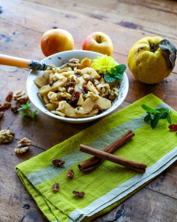 Quince and Apricot Compote