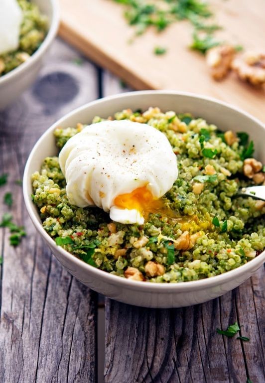 Quinoa Kale Pesto Pasta