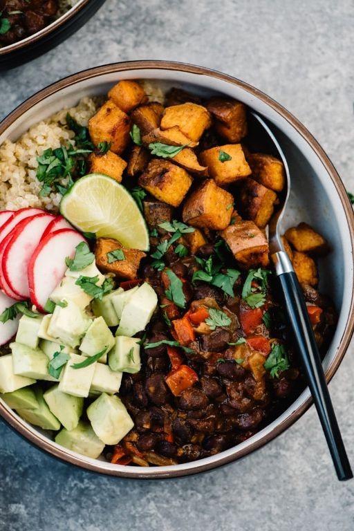 Quinoa and Black Bean Buddha Bowl