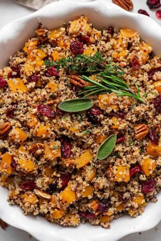 Quinoa and Dried Fruit Stuffing