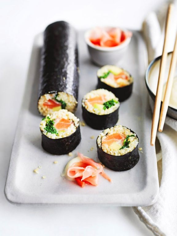 Quinoa and Kale Sushi Rolls