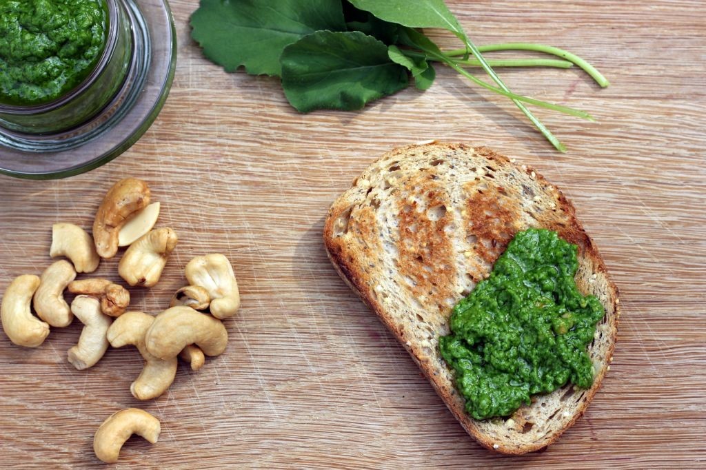 Radish Leaf and Cashew Pesto