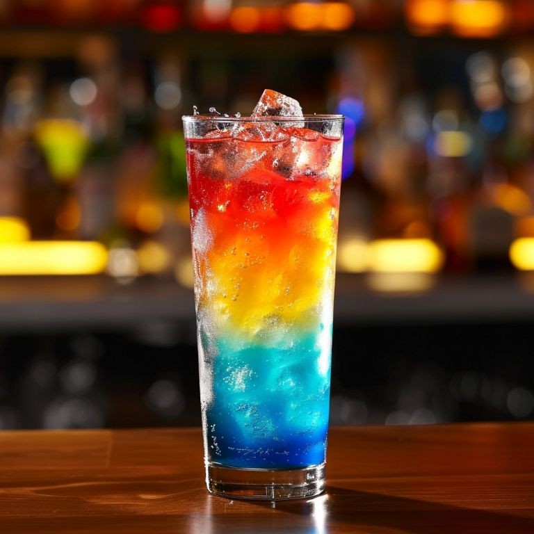Rainbow Shot Irish Trash Can
