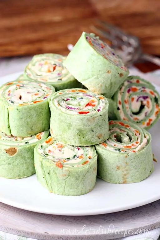 Ranch Veggie Pinwheel Bites