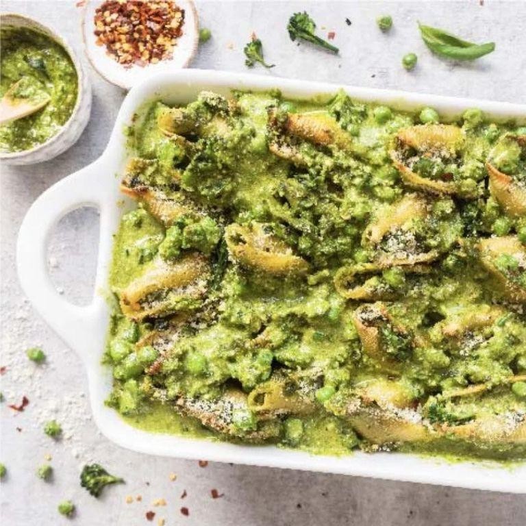 Rapini and Ricotta Stuffed Shells
