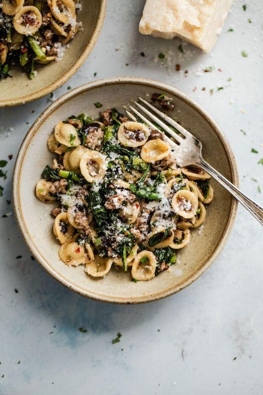 Rapini and Sausage Pasta