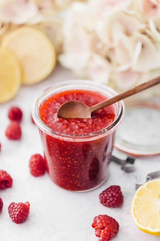 Raspberry Coffee Jelly Compote