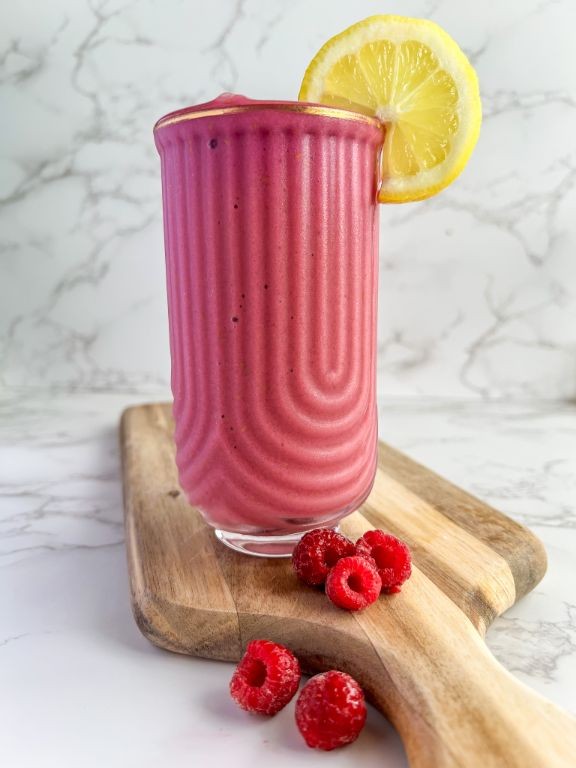 Raspberry Lemonade Pea Protein Drink