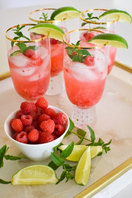 Raspberry Mint Spritz
