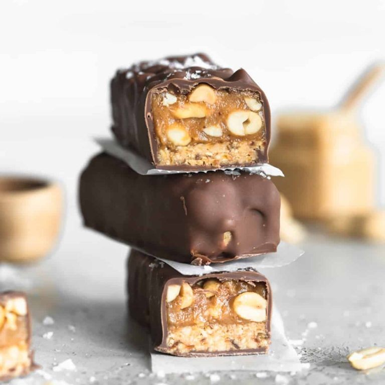 Raw Vegan Snickers Bars