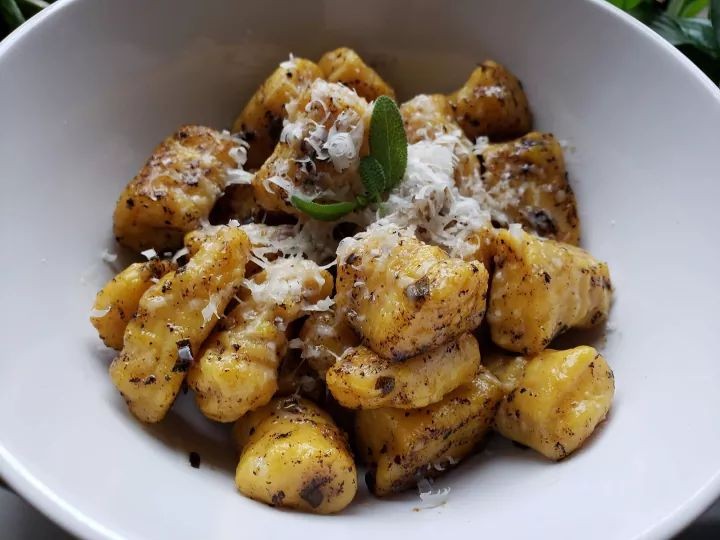 Red Kuri Squash Gnocchi with Brown Butter Sauce