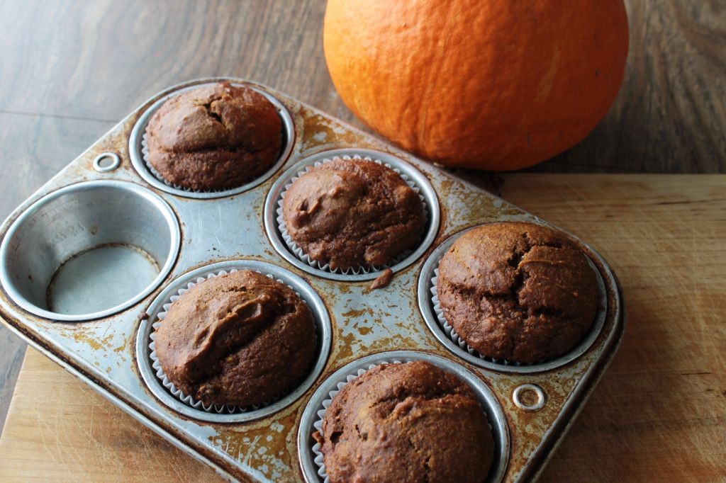 Red Kuri Squash and Cinnamon Muffins