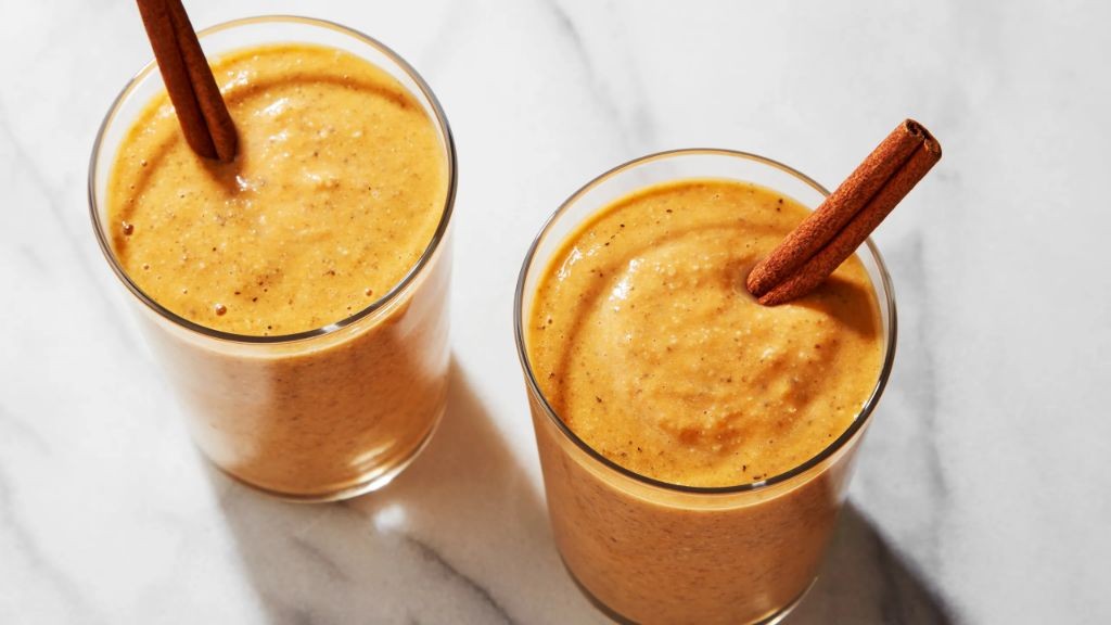 Red Kuri Squash and Ginger Smoothie
