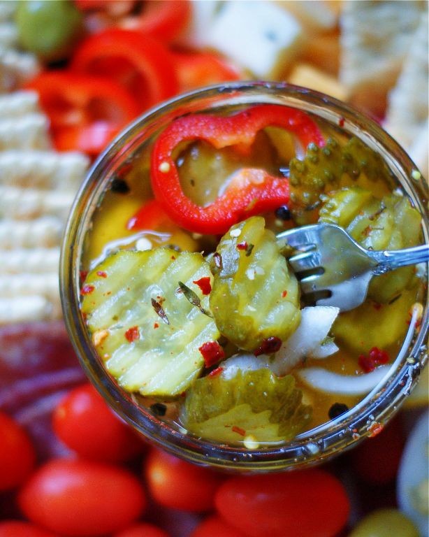 Red Pepper Flake Bread and Butter Pickles