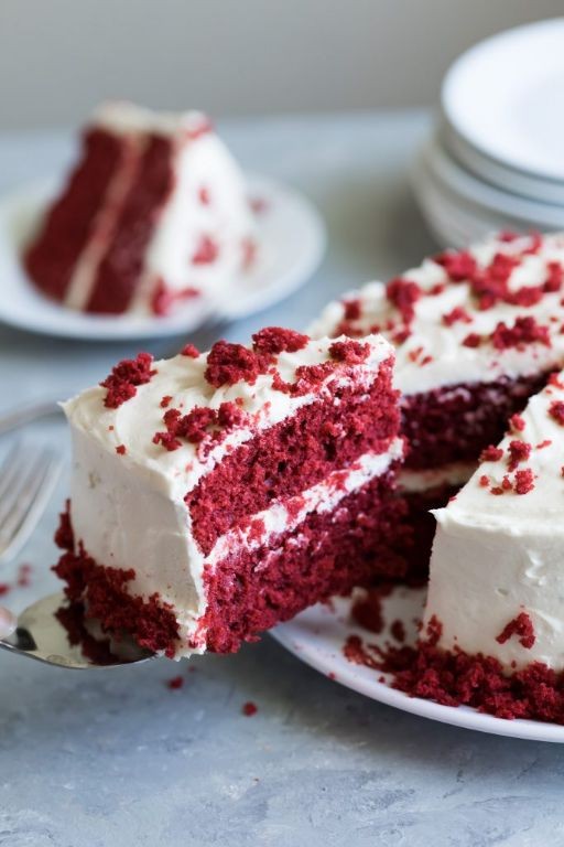 Red Velvet Chantilly Cake with Cream Cheese Frosting