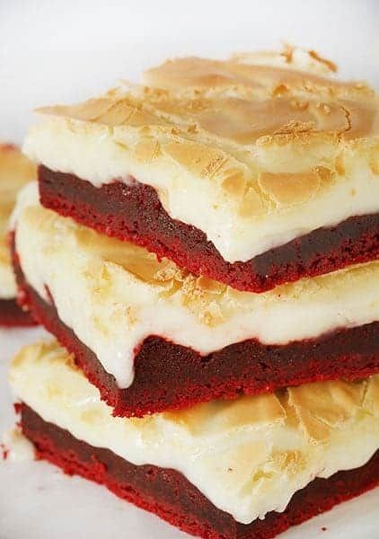 Red Velvet Gooey Butter Cake