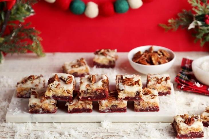 Red Velvet Magic Bars