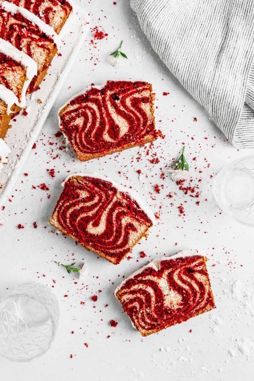 Red Velvet Marble Swirl Cake