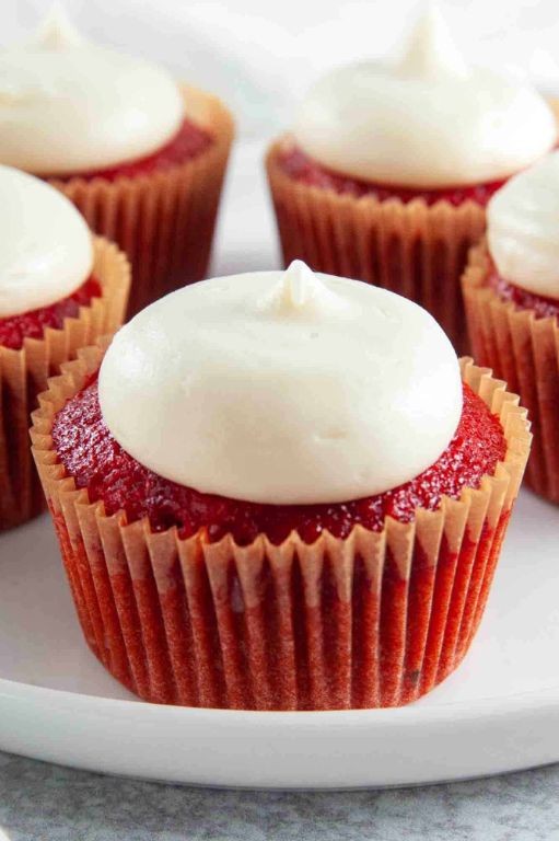 Red Velvet Minion Cupcakes with Cream Cheese Frosting