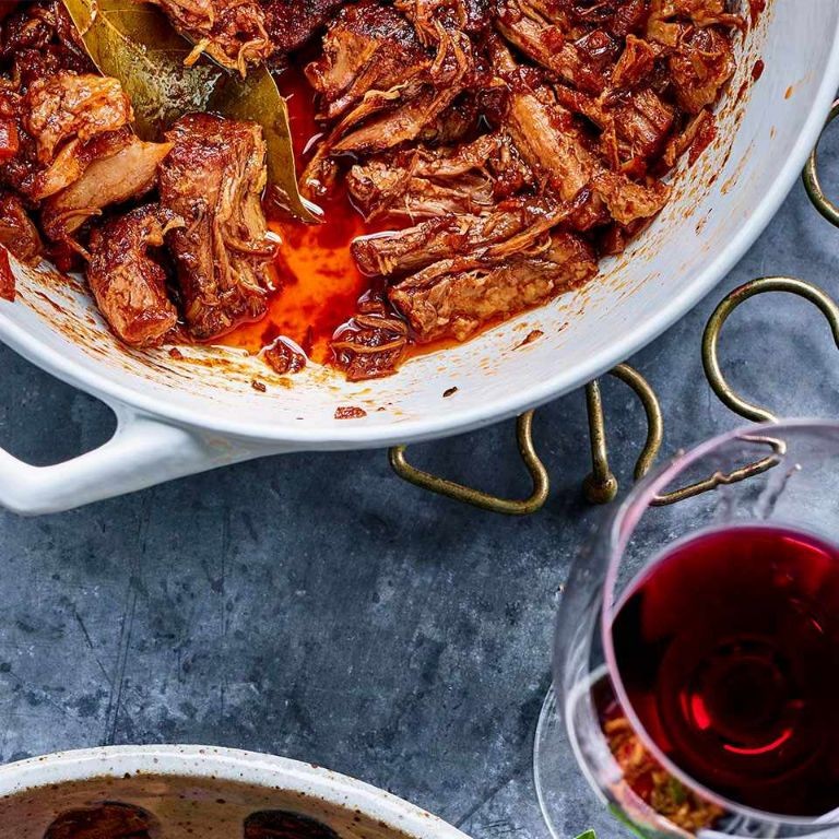 Red Wine Braised Pork Loin
