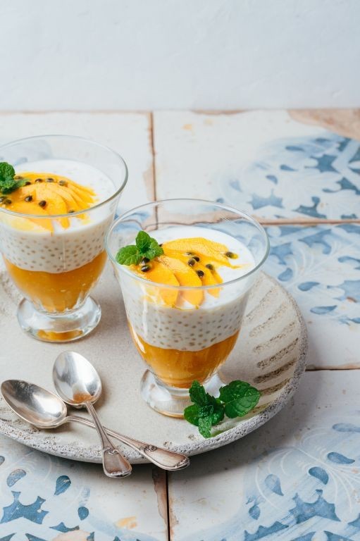 Refreshing Mango and Coconut Puree