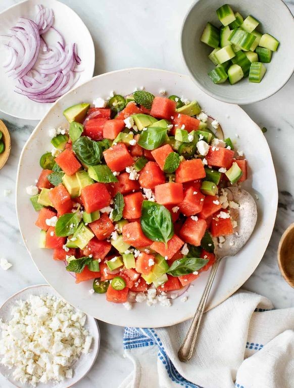 Refreshing Watermelon Feta Salad