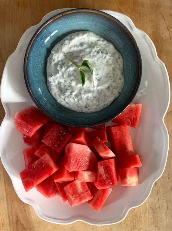 Refreshing Watermelon and Mint Dip