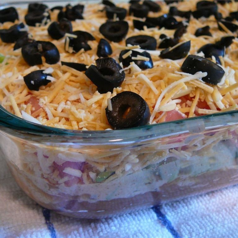 Refried Bean Taco Dip