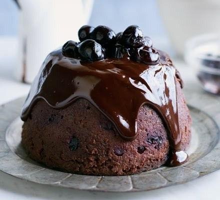 Rich Chocolate Christmas Pudding