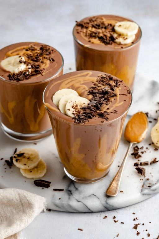 Rich Chocolate Peanut Butter Smoothie