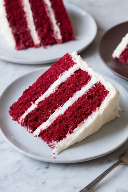 Rich Red Velvet Cake with Cream Cheese Frosting