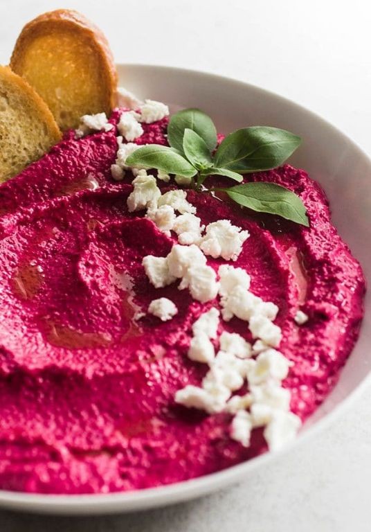 Roasted Beetroot and Goat Cheese Puree