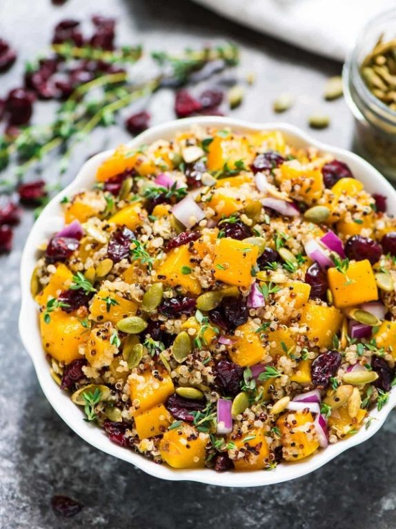 Roasted Butternut Squash and Quinoa Salad