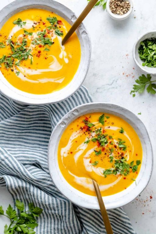 Roasted Carrot and Ginger Soup