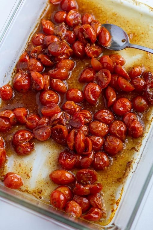 Roasted Cherry Tomatoes with Balsamic Glaze