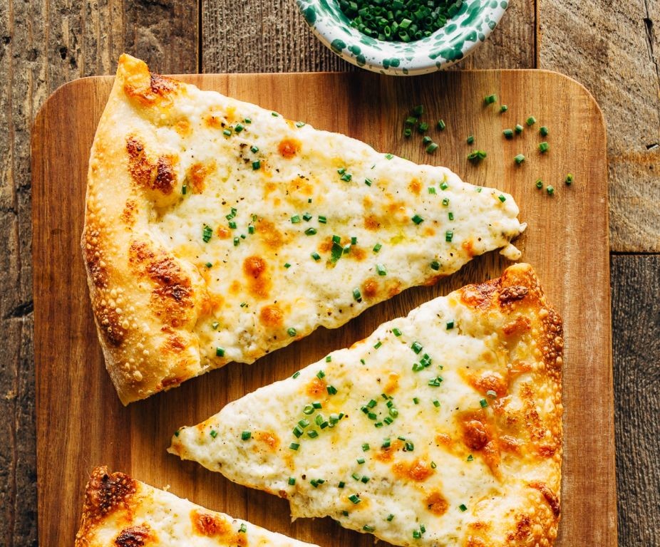 Roasted Garlic and Herb Bertolli Alfredo Pizza