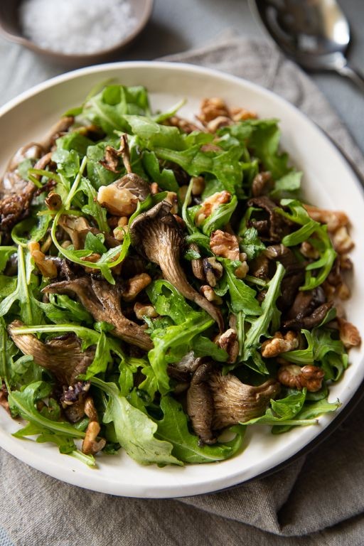 Roasted Oyster Mushroom Salad