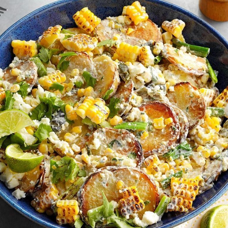 Roasted Potato and Corn Salad