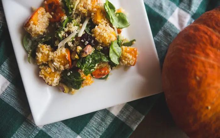 Roasted Red Kuri Squash and Quinoa Salad