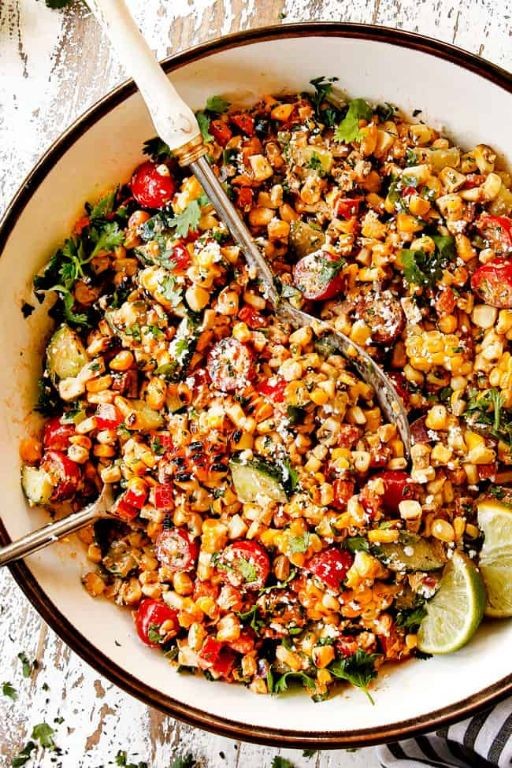 Roasted Red Pepper Esquites