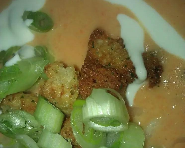 Roasted Red Pepper Vichyssoise