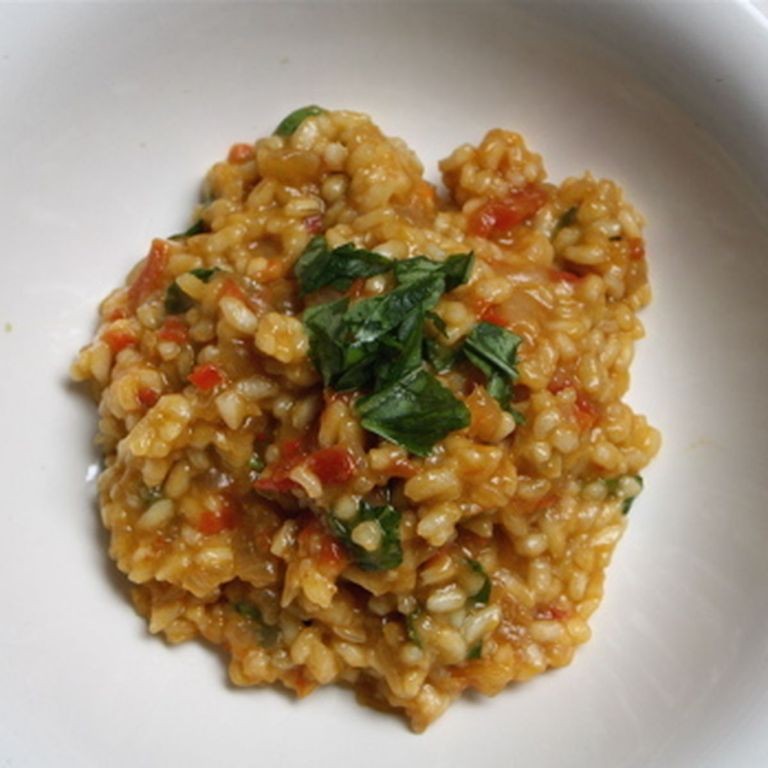 Roasted Red Pepper and Smoked Paprika Risotto