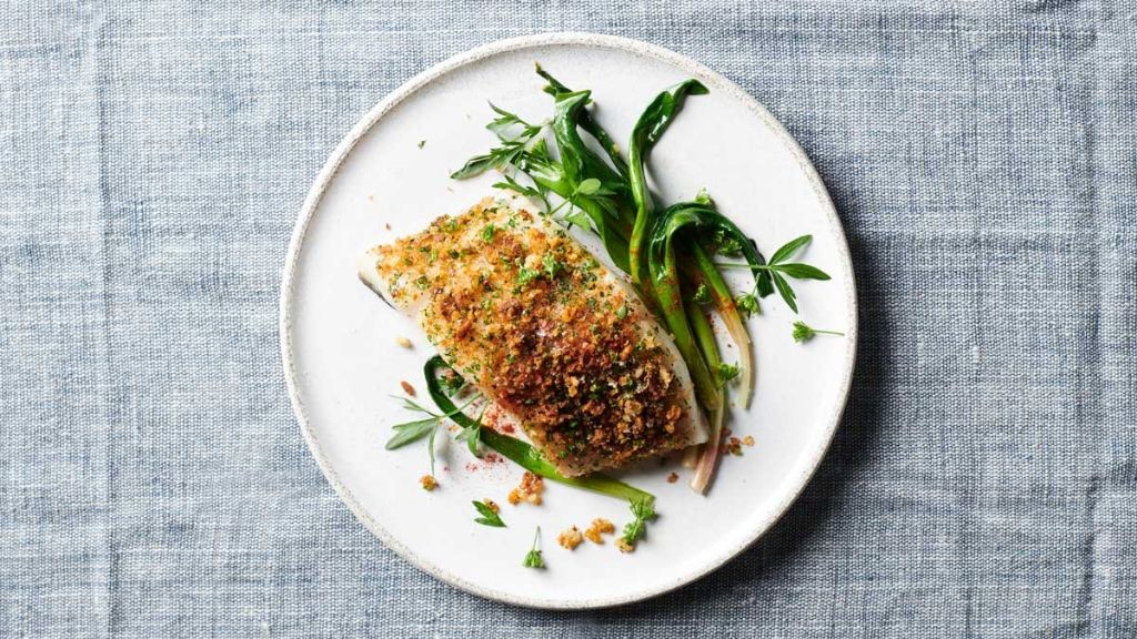 Roasted Sablefish with Garlic and Rosemary