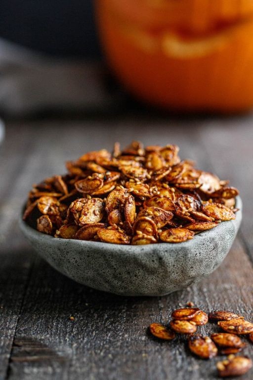 Roasted Sugar Pumpkin Seeds with Smoked Paprika