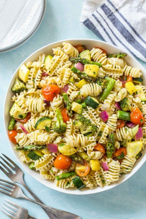 Roasted Vegetable Pasta Salad
