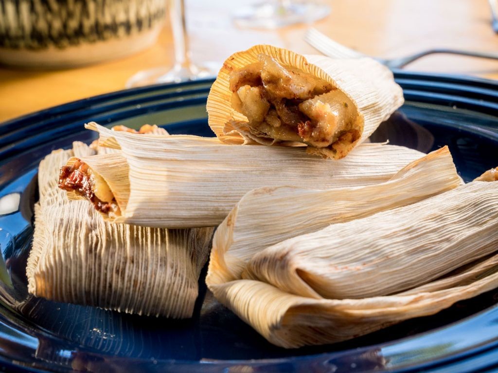 Roasted Vegetable Tamales