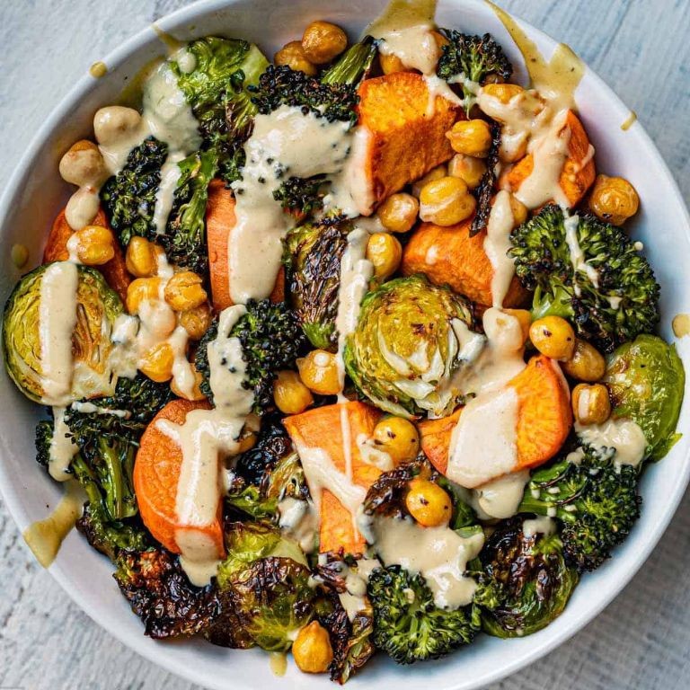 Roasted Vegetable and Chickpea Bowl