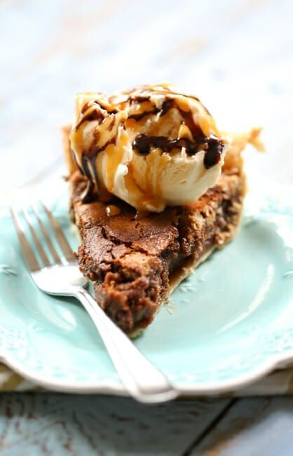 Rolo Caramel Pecan Pie